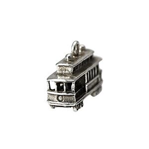 Vintage Beau Sterling Silver San Francisco Cable Car Charm
